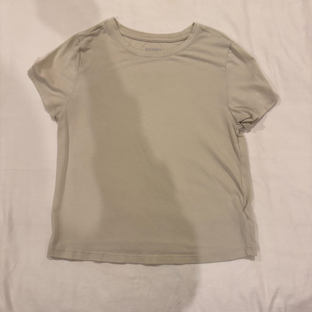 Beige Short Sleeve T-Shirt
